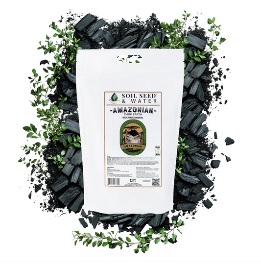 Amazonian Dark Earth Organic Soil Amendment Fertilizer Biochar & Minerals