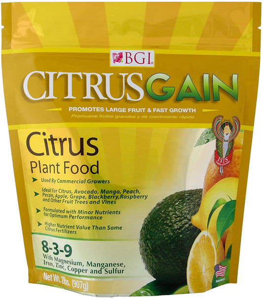 Supplies - BGI CitrusGain Citrus Plant Food Fertilizer 8-3-9