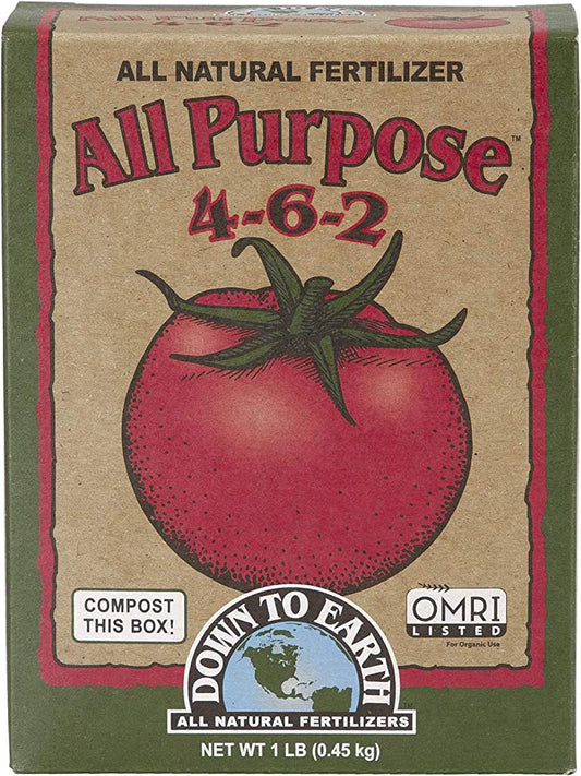 Supplies -   Down To Earth All Purpose Natural Fertilizer 4-6-2